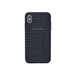 Protective CASE for iPhone Xs MAX - Handle Grip, NAVY CROC